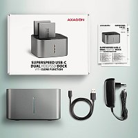 AXAGON ADSA-DC, USB-C 5Gbps - 2x SATA 6G 2.5 AXAGON ADSA-DC, USB-C 5Gbps - 2x SATA 6G 2.5