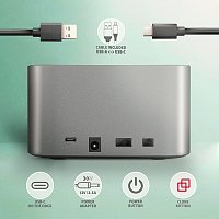 AXAGON ADSA-DC, USB-C 5Gbps - 2x SATA 6G 2.5 AXAGON ADSA-DC, USB-C 5Gbps - 2x SATA 6G 2.5