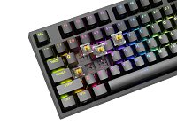 Genesis herní mechanická klávesnice THOR 404/RGB/Gateron Yellow Pro/Drátová USB/US layout/Černá Genesis herní mechanická klávesnice THOR 404/RGB/Gateron Yellow Pro/Drátová USB/US layout/Černá