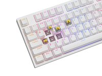 Genesis herní mechanická klávesnice THOR 404/RGB/Gateron Yellow Pro/Drátová USB/US layout/Bílá Genesis herní mechanická klávesnice THOR 404/RGB/Gateron Yellow Pro/Drátová USB/US layout/Bílá