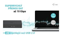 i-tec USB 3.0/USB-C/Thunderbolt 3 Professional Dual 4K Display Docking Station Gen2, PD 100W i-tec USB 3.0/USB-C/Thunderbolt 3 Professional Dual 4K Display Docking Station Gen2, PD 100W