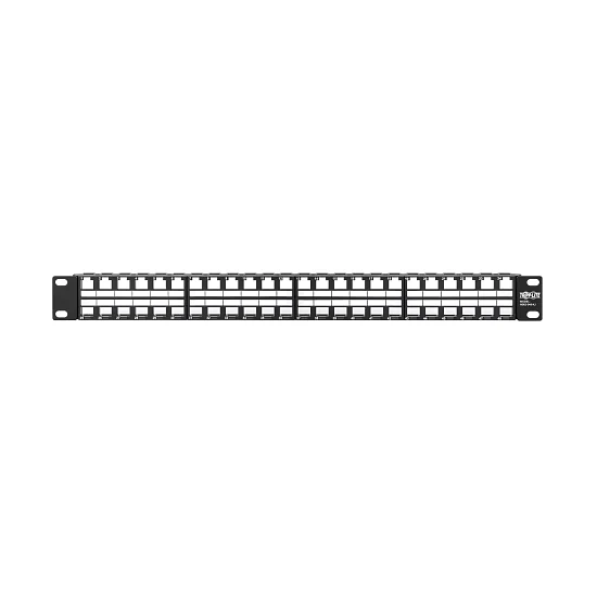 Tripplite Patch Panel 48-Port 1U Rack Nestíněný,Keystone/Multimedia,RJ45 Ethernet,USB,HDMI, Cat5e/6