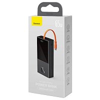 Baseus PPJL000001 Elf Digital Display Powerbanka 20000mAh 65W Black Baseus PPJL000001 Elf Digital Display Powerbanka 20000mAh 65W Black