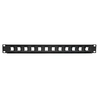 Tripplite Patch Panel 12-Port 1U Rack Nestíněný,Keystone/Multimedia,RJ45 Ethernet,USB,HDMI, Cat5e/6