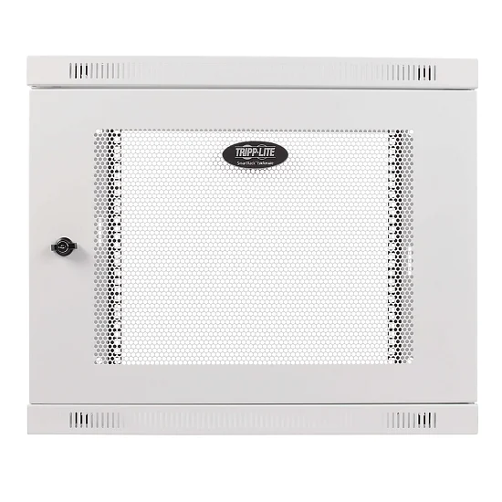 Skříň SmartRack 9U, Mini Rack, hloubka pro přepínače, montáž na stěnu, bílá