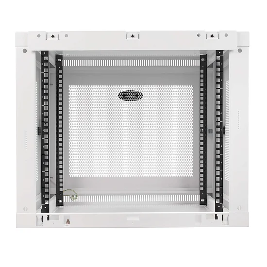 Skříň SmartRack 9U, Mini Rack, hloubka pro přepínače, montáž na stěnu, bílá