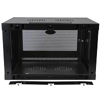 Skříň SmartRack 6U, Mini Rack, hloubka pro přepínače, montáž na stěnu