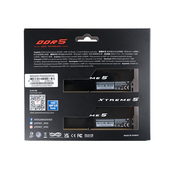 48GB DDR5-8200MHz CL38 Patriot Xtreme 5, 2x24GB