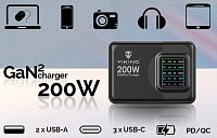 Viking USB GaN charger 200W PD PRO