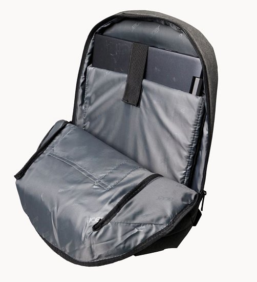 Acer urban backpack, grey & green, 15.6