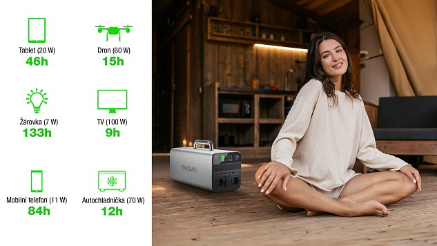 Evolveo PowerCharge 1000, nabíjecí stanice