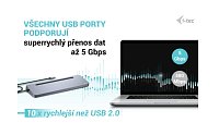 i-tec USB-C Metal Ergonomic 3x 4K Display Docking Station, PD100W + i-tec Universal Charger 100W i-tec USB-C Metal Ergonomic 3x 4K Display Docking Station, PD100W + i-tec Universal Charger 100W