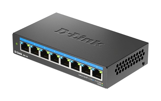 D-Link DMS-108/E 8-port 2.5G Multi-Gigabit QoS IGMP Snooping Switch