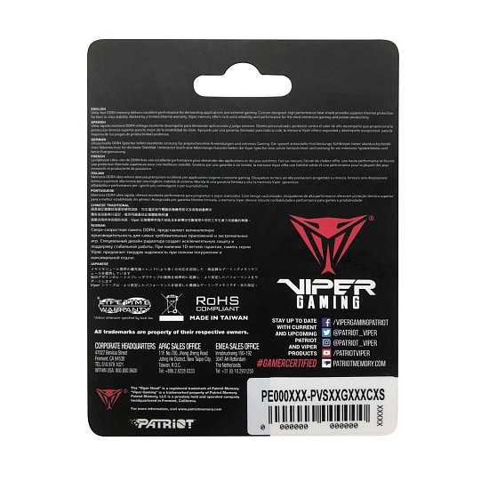 SO-DIMM 32GB DDR4-2666MHz Patriot Viper CL18
