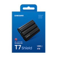SSD 4TB Samsung externí T7 Shield, černý