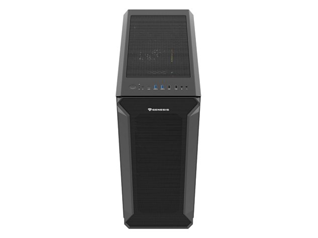 Počítačová skříň Genesis IRID 505F, černá, MIDI TOWER, 5x120mm ventilátory