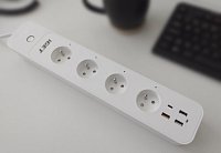 iGET HOME Power 4 USB - WiFi chytrá prodlužka 4x 230V + 4x USB, samostatná, měření spotřeby, 3680W iGET HOME Power 4 USB - WiFi chytrá prodlužka 4x 230V + 4x USB, samostatná, měření spotřeby, 3680W