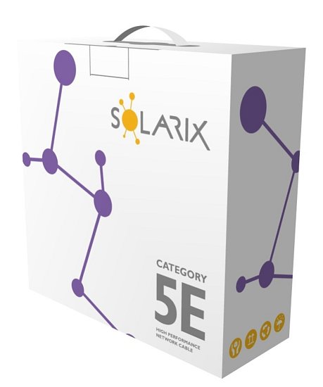Instalační kabel Solarix CAT5E UTP LSOH 100m/box
