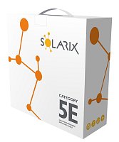 Venkovní inst. kabel Solarix CAT5e FTP PE 100m/box