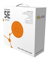 Venkovní inst. kabel Solarix CAT5e FTP PE 100m/box