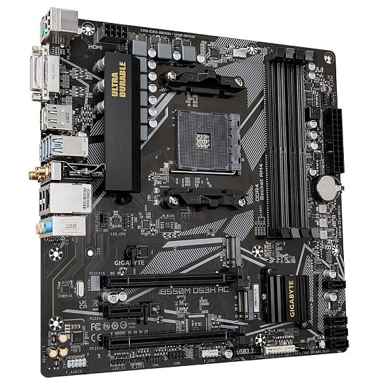 GIGABYTE B550M DS3H AC