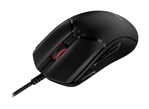 HP HyperX Pulsefire Haste 2/Herní/Optická/Pro praváky/Drátová USB/Černá