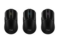 HP HyperX Pulsefire Haste 2/Herní/Optická/Pro praváky/Bezdrátová USB + Bluetooth/Černá