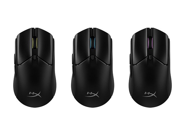 HP HyperX Pulsefire Haste 2/Herní/Optická/Pro praváky/Bezdrátová USB + Bluetooth/Černá