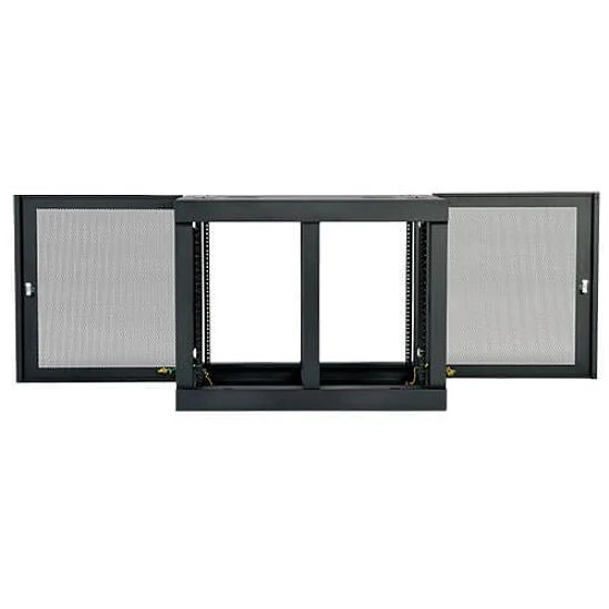 Skříň SmartRack 12U, hloubka pro servery, montáž na stěnu