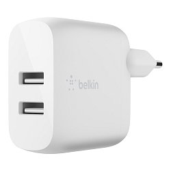 BELKIN Dual USB-A nabíječka, 12W X2 BELKIN Dual USB-A nabíječka, 12W X2