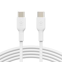 BELKIN kabel USB-C - USB-C, 2m, bílý