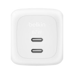 BELKIN BOOSTCHARGE 67W 2 porty bílý