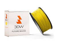 3DW - ABS filament 1,75mm žlutá, 1kg, (2x 0,5kg),tisk 220-250°C