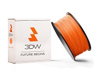 3DW - ABS filament 1,75mm oranžová, 1kg (2x 0,5kg), tisk 220-250°C