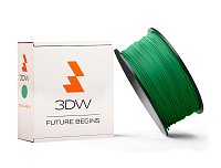 3DW - ABS filament 1,75mm zelená, 1kg (2x 0,5kg) tisk 220-250°C