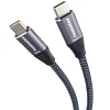 PremiumCord USB-C kabel ( USB 3.2 GEN 2x2, 5A, 100W, 10Gbit/s ) černý 5m