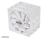 ventilátor Akasa - 12 cm VIPER S-flow 3ks W