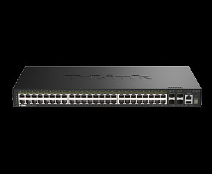 D-Link DGS-1530-52P/E 48 Ports GE PoE(30W) + 4 Ports 10G SFP+ Smart Managed Switch, 370W D-Link DGS-1530-52P/E 48 Ports GE PoE(30W) + 4 Ports 10G SFP+ Smart Managed Switch, 370W