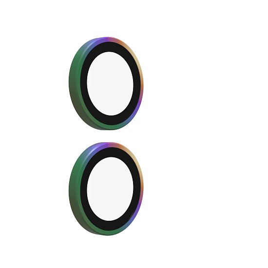 ZAGG Ochranná čočka Premium pro Apple iPhone 17/16/16+ - duhová