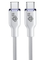 TB USB C - USB C 60W Glamour kabel 1,5m bílý