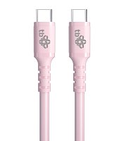 TB USB C - USB C 60W Jelly kabel 1m růžový