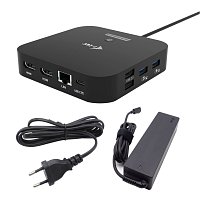 i-tec USB-C Dual HDMI Docking Station with Power Delivery 100W + i-tec Universal Charger 100W
