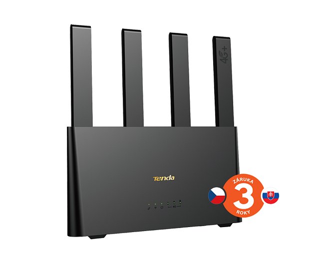 Tenda 4G08 Wi-Fi AC1200 4G+ LTE Mesh router, 2x Gigabit WAN/LAN, IPv6, VPN, LTE Cat.6, CZ App