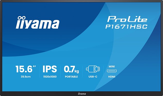 iiyama ProLite/P1671HSC-B1/15,6