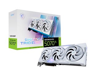 MSI GeForce RTX 5070 Ti TRIO WHITE/Gaming/OC/16GB/GDDR7