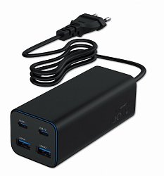 Gembird 100W adaptér 2xUSB-C, 2xUSB-A Gembird 100W adaptér 2xUSB-C, 2xUSB-A