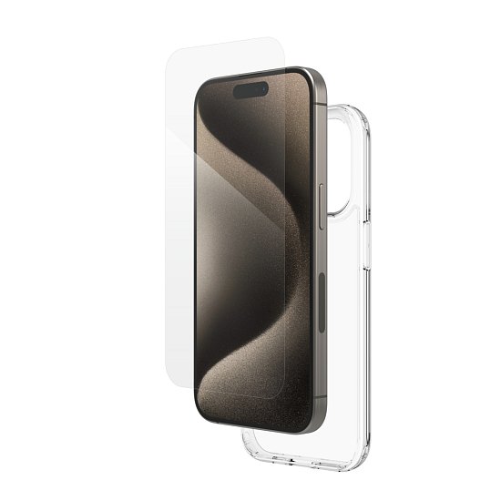 ZAGG Invisible Shield Ochrané sklo Elite 360 Bundle iPhone 15 Pro - průhledný
