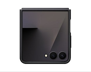 Samsung Ochranný kryt z veganské kůže Flip7 Black Samsung Ochranný kryt z veganské kůže Flip7 Black