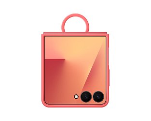 Samsung Silikonový kryt s držákem na prst Flip7 Red