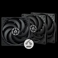 ARCTIC P12 Slim PWM PST – 120mm Pressure optimized case fan | Slim profile | PWM controlled speed wi